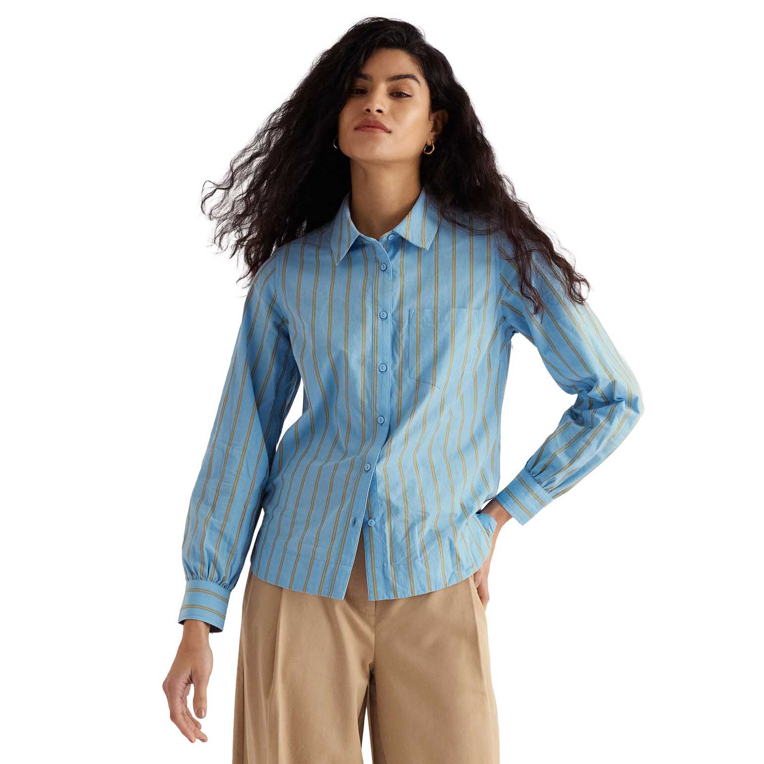 Seasalt Cornwall Isla Shirt - Lynher Waterfall